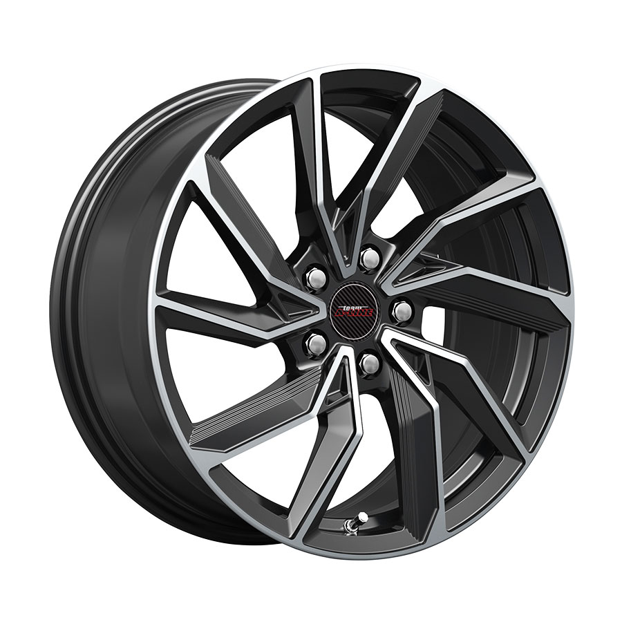 18″ A-Line Recoil 5/112 Black Machine Face Alloy Wheels