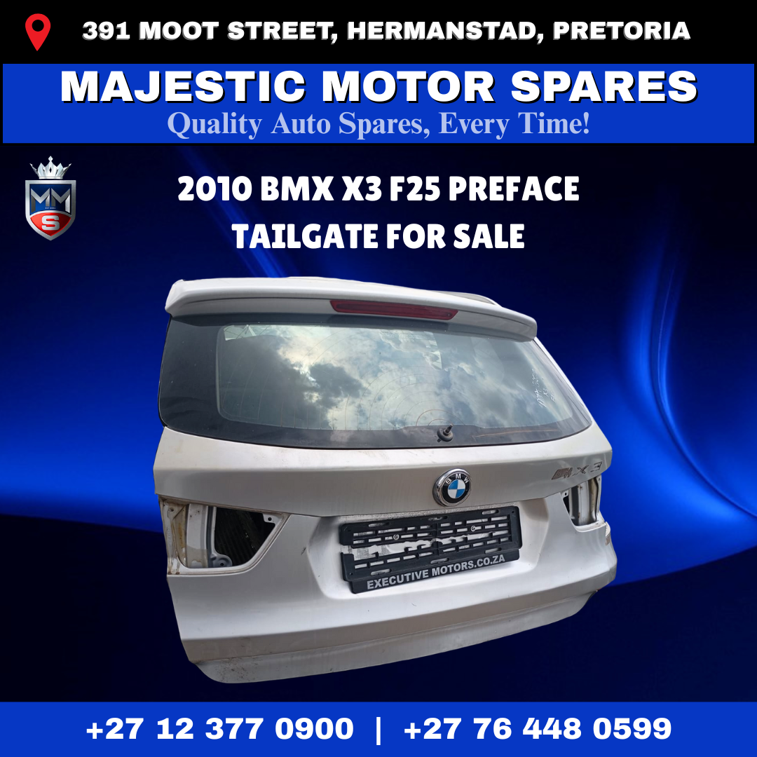 2010 BMW X3 F25 Preface Tailgate for Sale – Used - Private Seller 2010 BMW X3 F25 Preface Tailgate for Sale – Used - Private Seller