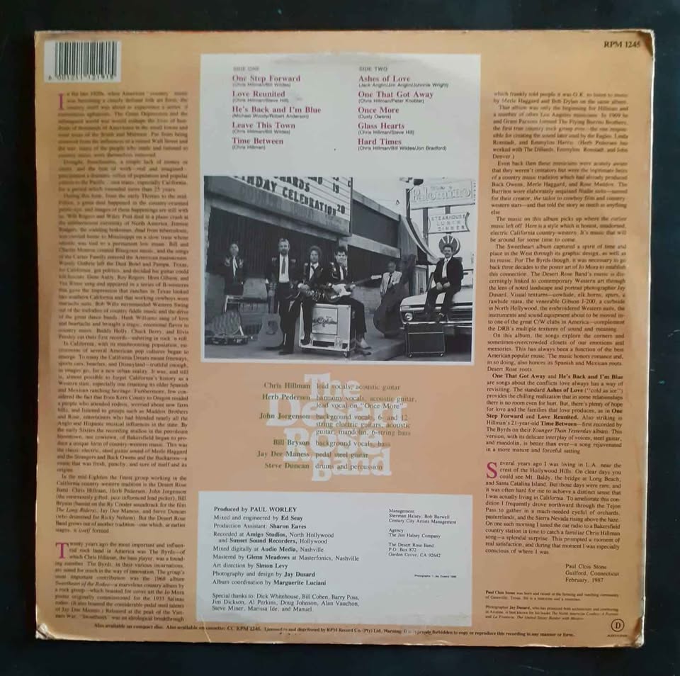 Desert Rose Band - The Desert Rose Band LP Record