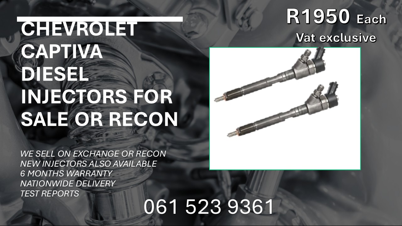 CAPTIVA BOSCH DIESEL INJECTORS FOR SALE WITH TEST REPORTS - Private Seller CAPTIVA BOSCH DIESEL INJECTORS FOR SALE WITH TEST REPORTS - Private Seller