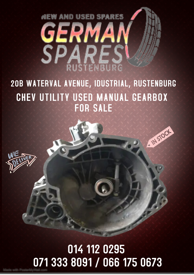 Chev Utility Used Manual Gearbox for Sale - Private Seller