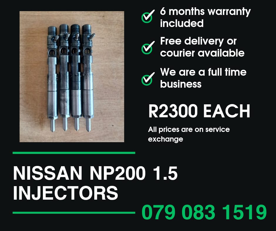 NISSAN NP200 1.5 INJECTORS FOR SALE WITH WARRANTY INCLUDED - Private Seller