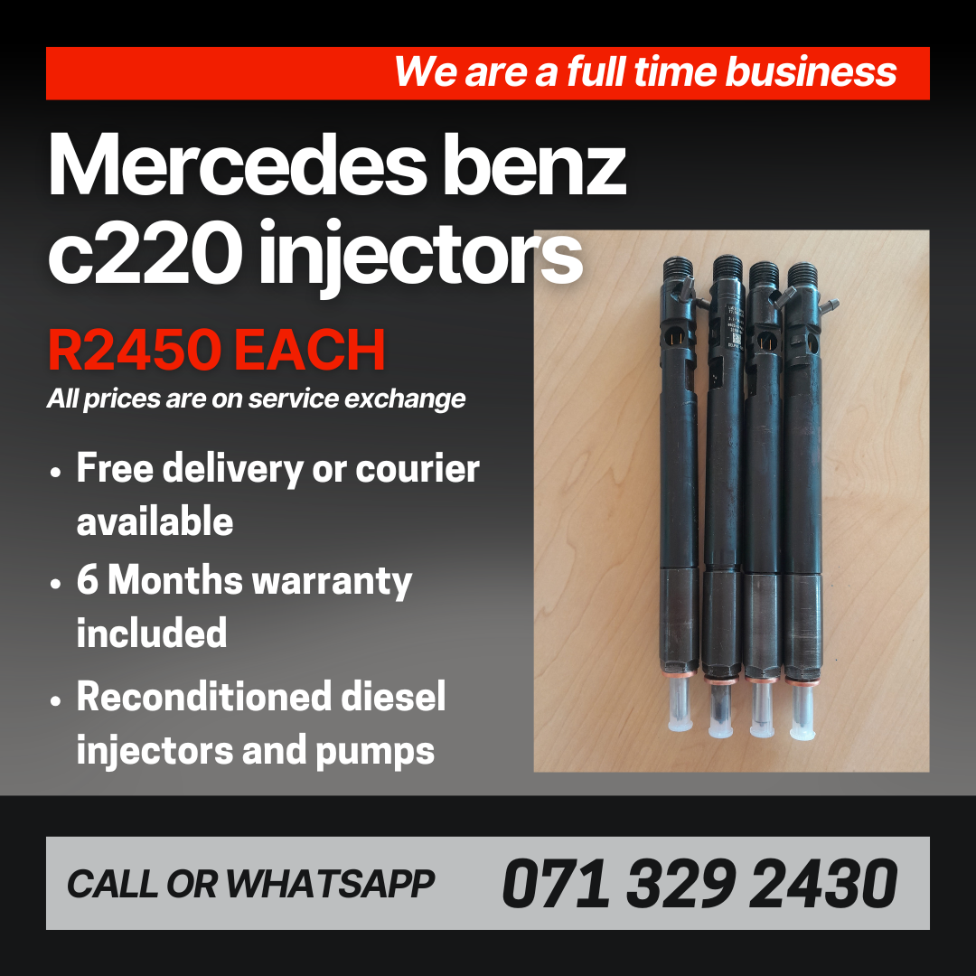 MERCEDES BENZ C220 INJECTORS FOR SALE WITH WARRANTY - Private Seller MERCEDES BENZ C220 INJECTORS FOR SALE WITH WARRANTY - Private Seller