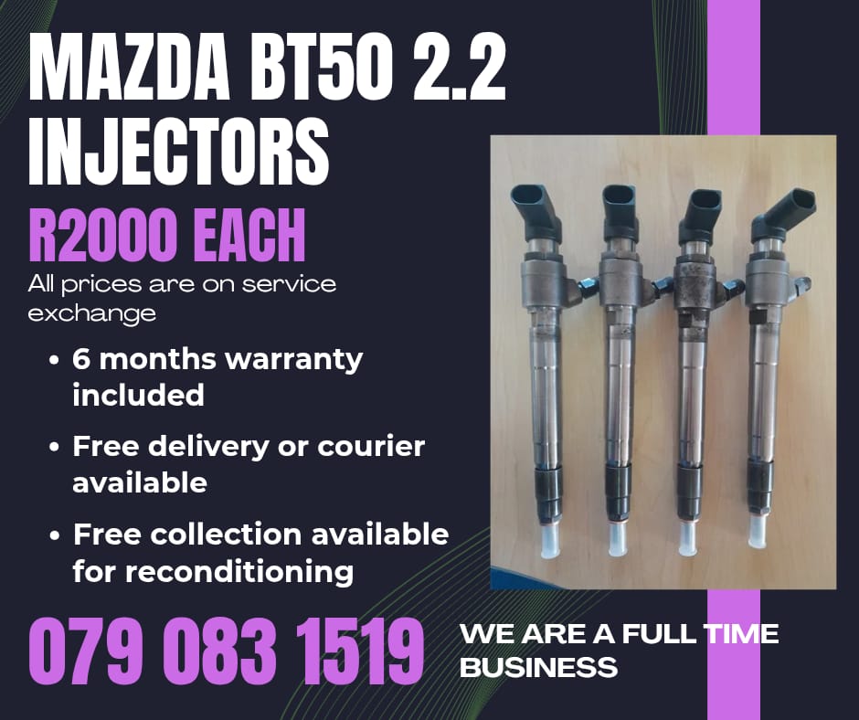 MAZDA BT50 2.2 INJECTORS FOR SALE WITH WARRANTY - Private Seller MAZDA BT50 2.2 INJECTORS FOR SALE WITH WARRANTY - Private Seller