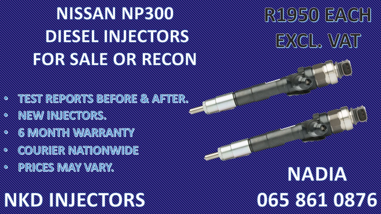 DIESEL INJECTORS FOR SALE FOR NISSAN NP300 - FAST DELIVERY AND GUARENTEED - Private Seller DIESEL INJECTORS FOR SALE FOR NISSAN NP300 - FAST DELIVERY AND GUARENTEED - Private Seller