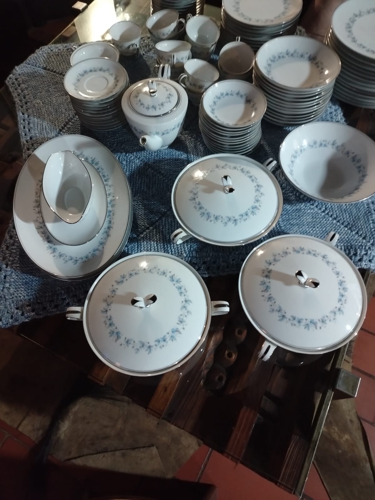 1960's Mid Century Noritake Japan 6207 Concord Dinner Set