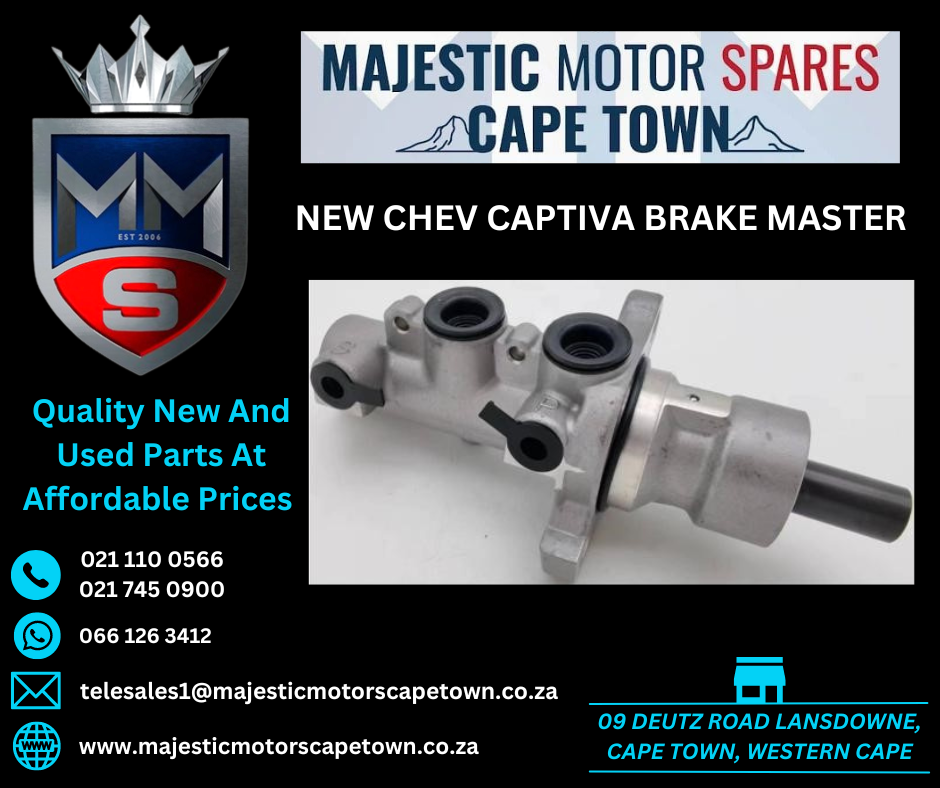 Chev Captiva Brake Master - Private Seller Chev Captiva Brake Master - Private Seller