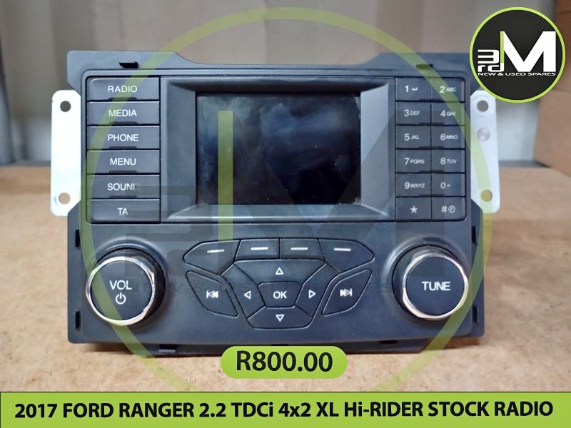 2017 FORD RANGER 2.2 TDCi 4x2 XL Hi RIDER STOCK RADIO  MV0774 - Private Seller