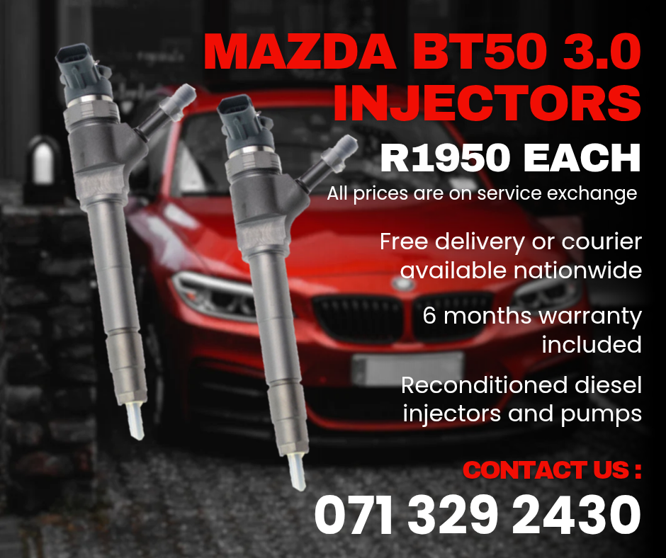 MAZDA BT50 3.0 INJECTORS FOR SALE WITH WARRANTY INCLUDED - Private Seller MAZDA BT50 3.0 INJECTORS FOR SALE WITH WARRANTY INCLUDED - Private Seller