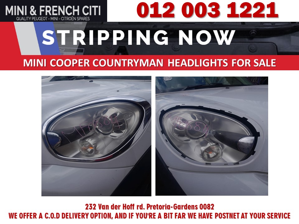 Mini Cooper Countryman Headlights for Sale - Private Seller Mini Cooper Countryman Headlights for Sale - Private Seller