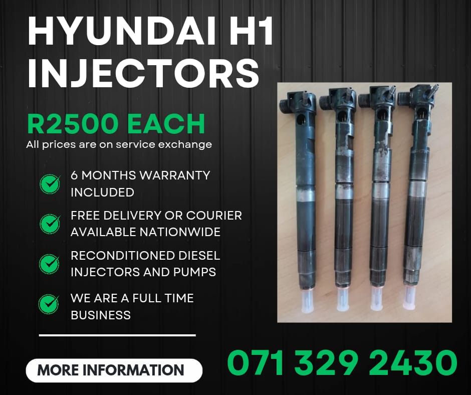 HYUNDAI H1 INJECTORS FOR SALE WITH WARRANTY INCLUDED - Private Seller HYUNDAI H1 INJECTORS FOR SALE WITH WARRANTY INCLUDED - Private Seller