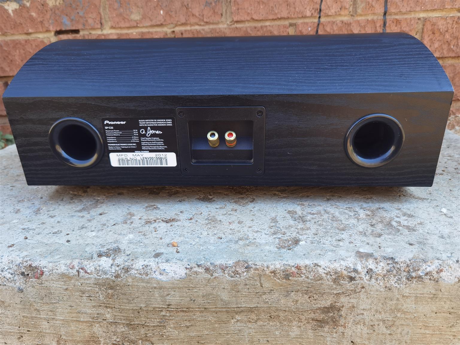Pioneer Andrew Jones Signature Centre Speaker