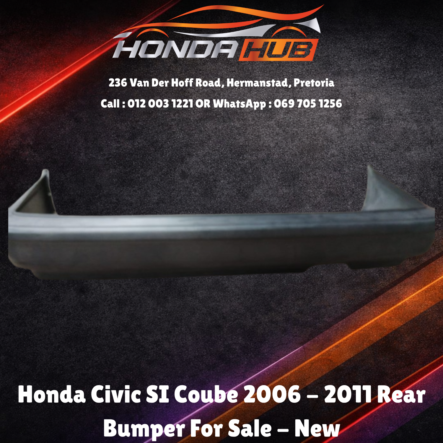 Honda Civic SI Coube 2006 - 2011 Rear Bumper For Sale - New - Private Seller Honda Civic SI Coube 2006 - 2011 Rear Bumper For Sale - New - Private Seller