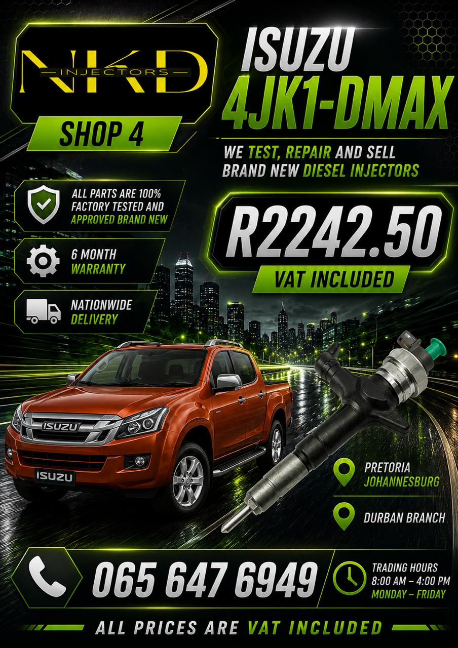 NKD_Recon_Isuzu_4JK1_DMAX_Diesel_Injectors - Private Seller NKD_Recon_Isuzu_4JK1_DMAX_Diesel_Injectors - Private Seller