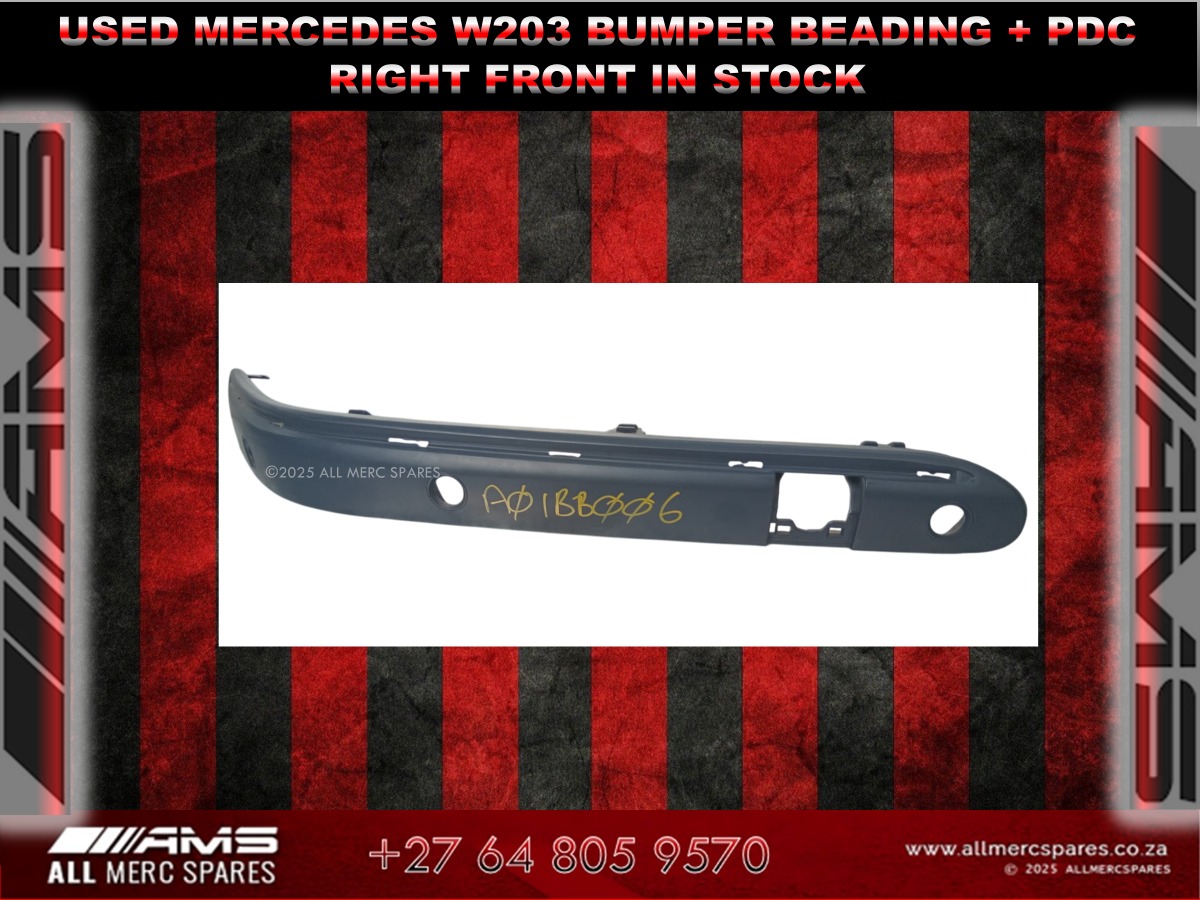 USED MERCEDES W203 BUMPER BEADING + PDC RIGHT – In Stock - Private Seller USED MERCEDES W203 BUMPER BEADING + PDC RIGHT – In Stock - Private Seller