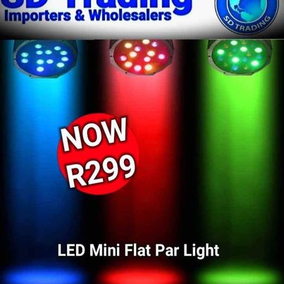 STAGE LIGHT LED MINI FLAT PAR 18