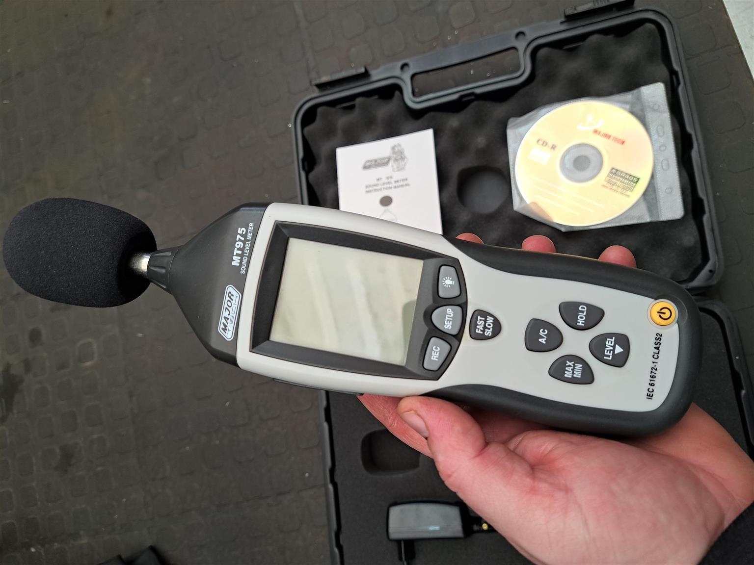 MAJOR-TECH – Sound Level Meter with Data Logger MT975