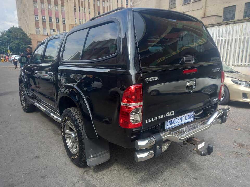 2013 TOYOTA HILUX 3.0D4D DIESEL, AUTOMATIC 4X4 DOUBLE CAB, BLACK COLOUR, MILEAGE 12500KM,