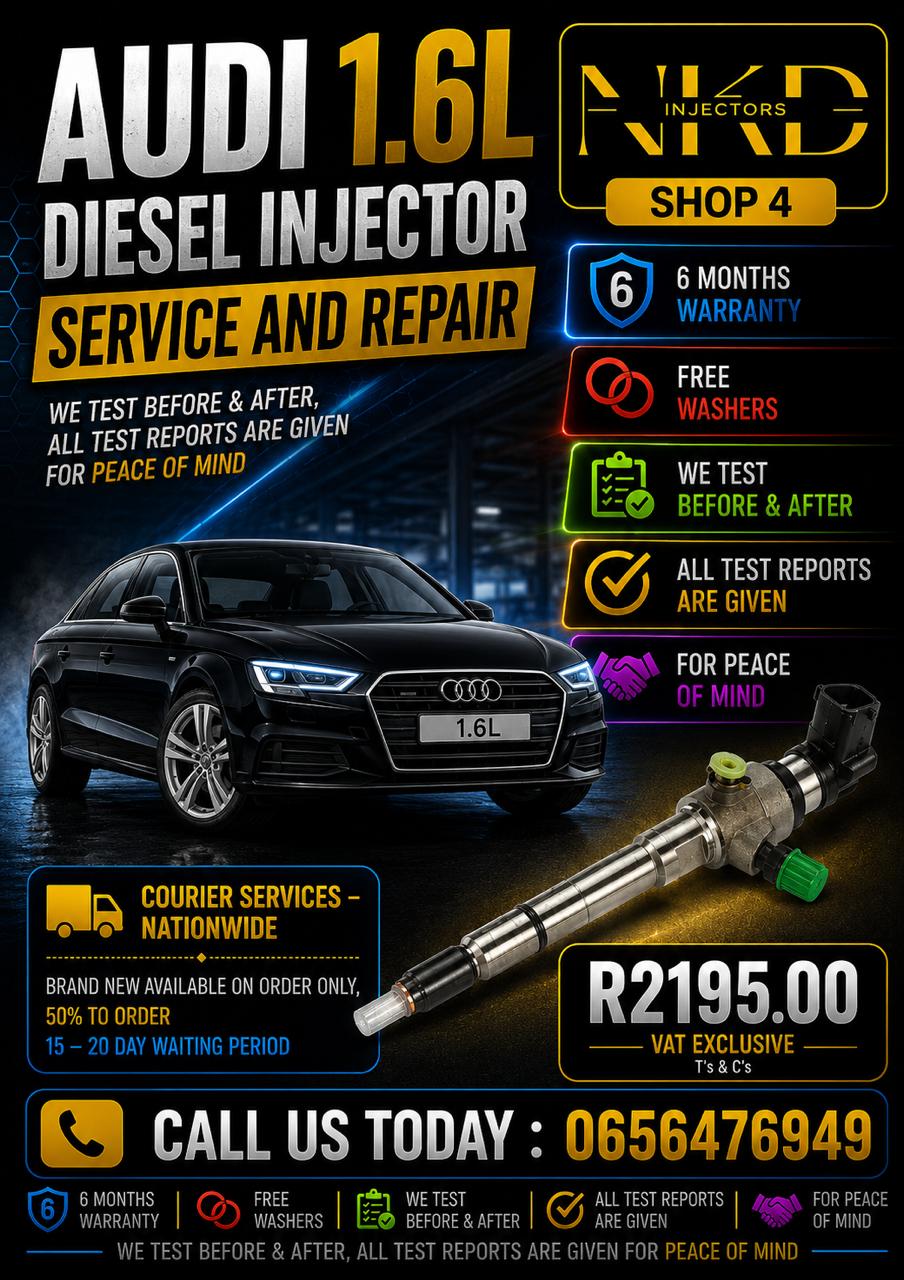 Audi_1.6L_Diesel_injectors_On_Recon - Private Seller Audi_1.6L_Diesel_injectors_On_Recon - Private Seller