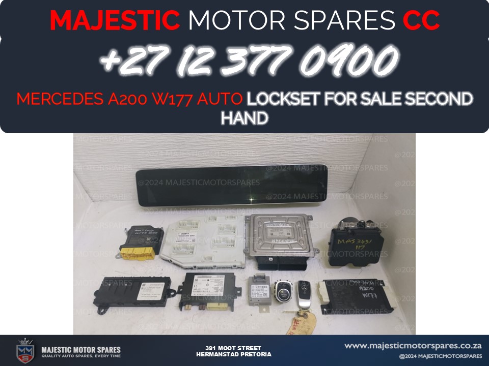 Mercedes-Benz A200 W177 Lockset – Available Now in Gauteng!