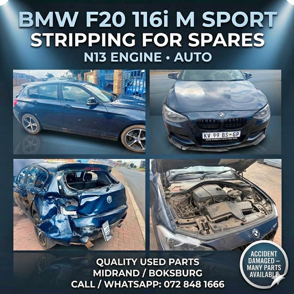 BMW F20 116i N13 AUTO 2014 M SPORT STRIPPING - Private Seller BMW F20 116i N13 AUTO 2014 M SPORT STRIPPING - Private Seller
