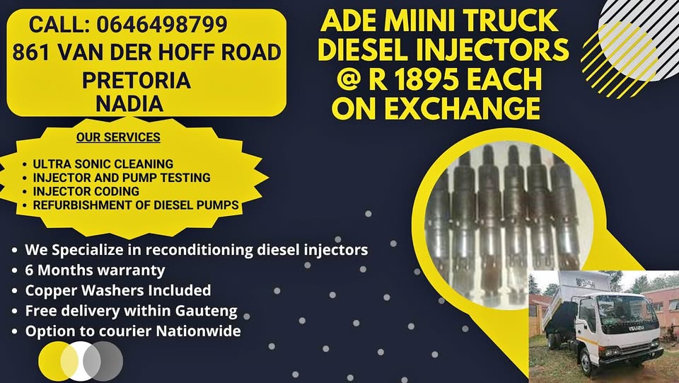 ADE MINI TRUCK DIESEL INJECTORS - Private Seller ADE MINI TRUCK DIESEL INJECTORS - Private Seller