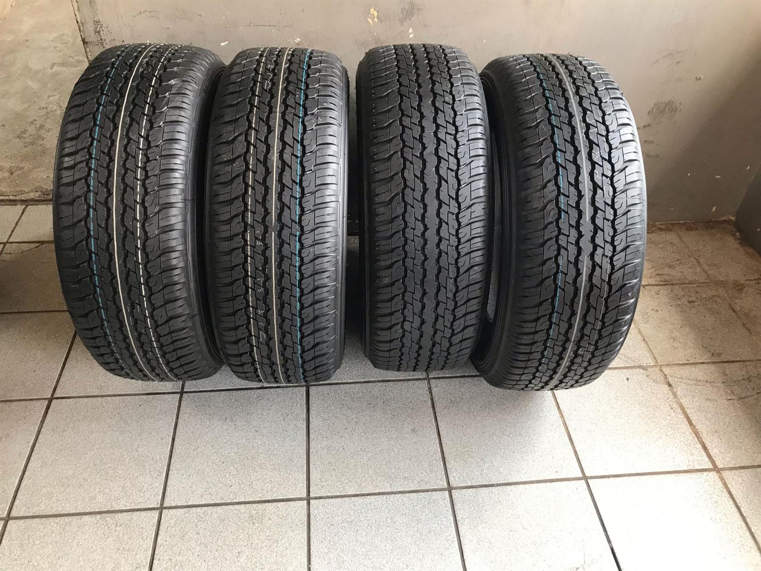 Selling a set of brand new tyres DUNLOP Grandtrek AT 265/60 R 18 - Private Seller