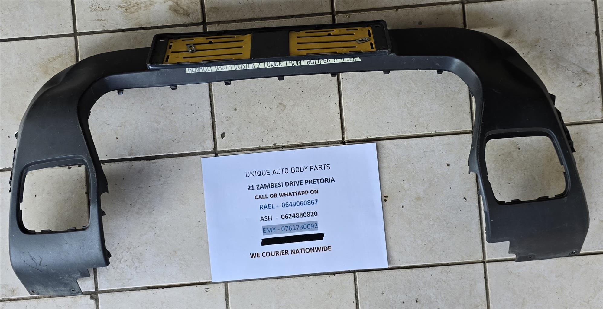 Renault Dacia Duster 2 Lower Front Bumper Spoiler Renault Dacia Duster 2 Lower Front Bumper Spoiler