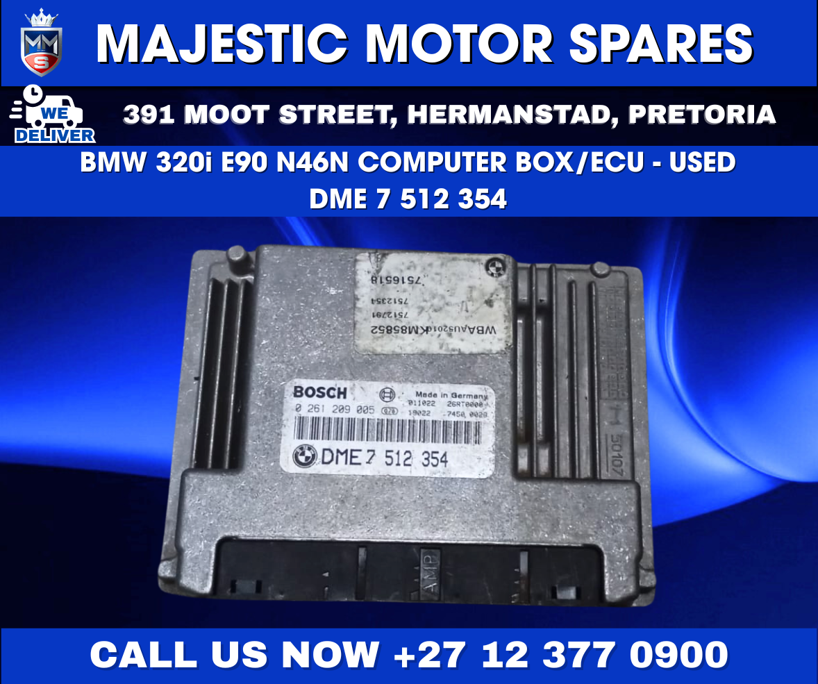 BMW 320i E90 N46N ECU Computer box (DME 7 512 354) – Used - Private Seller
