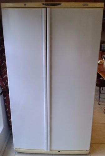 old defy double door fridge