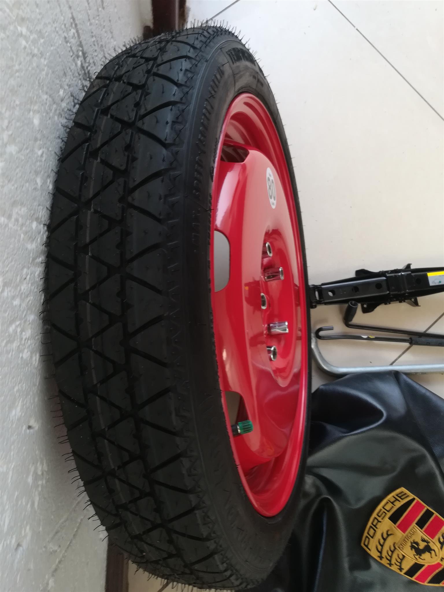 Porsche 997 Carrera 19 inch Space Saving Spare Wheel kit fits cars 2004 to 2012 - Private Seller