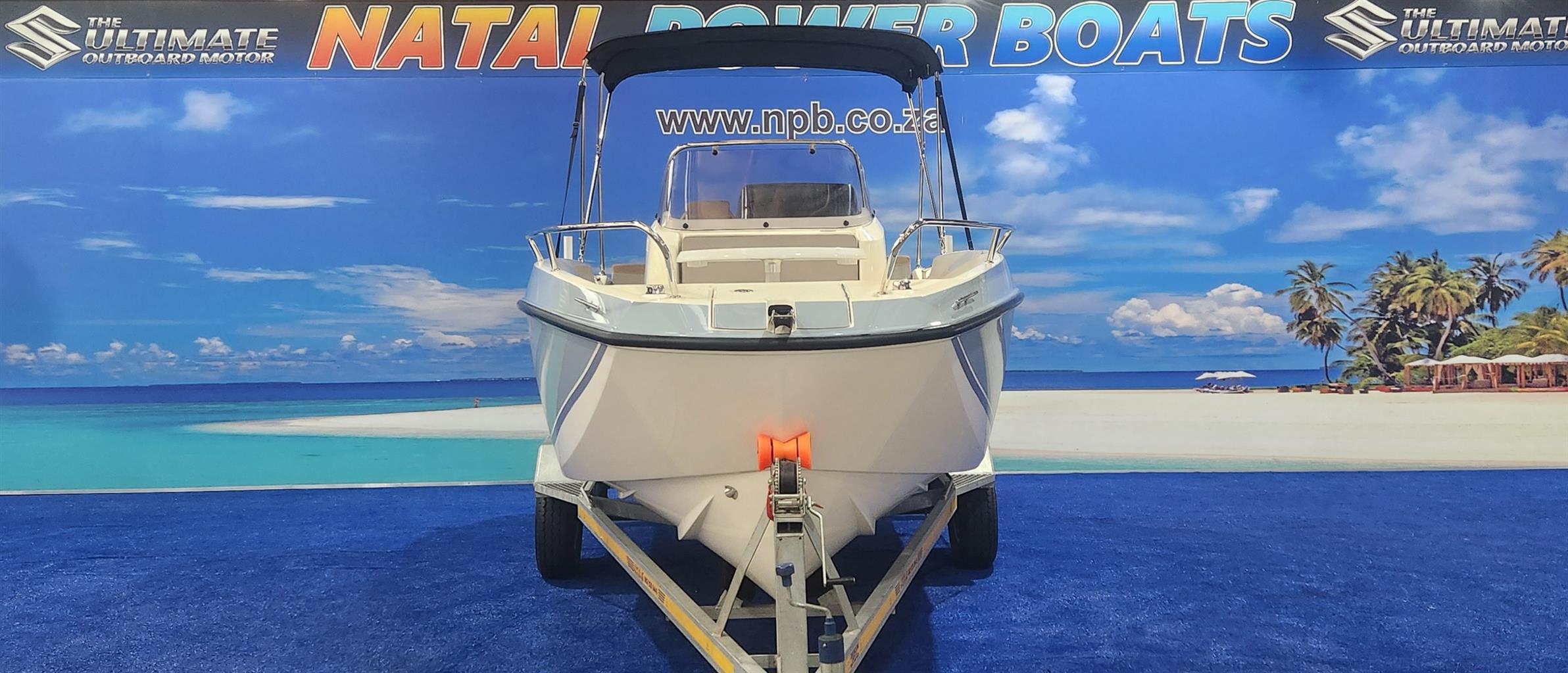 QUICKSILVER 555 OPEN ON TRAILER 130 HP YAMAHA 4 STROKE