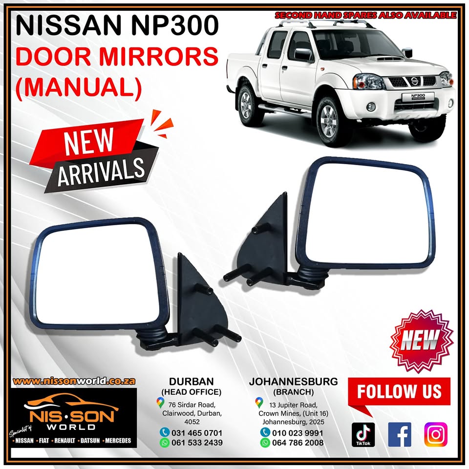 NISSAN NP300 DOOR MIRRORS (MANUAL) - Private Seller NISSAN NP300 DOOR MIRRORS (MANUAL) - Private Seller