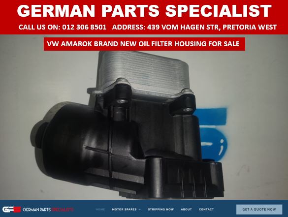 VW AMAROK BRAND NEW OIL COOLER HOUSINGS FOR SALE - Private Seller VW AMAROK BRAND NEW OIL COOLER HOUSINGS FOR SALE - Private Seller