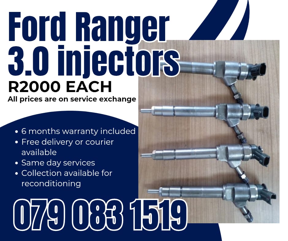 FORD RANGER 3.0 INJECTORS FOR SALE WITH WARRANTY INCLUDED - Private Seller FORD RANGER 3.0 INJECTORS FOR SALE WITH WARRANTY INCLUDED - Private Seller