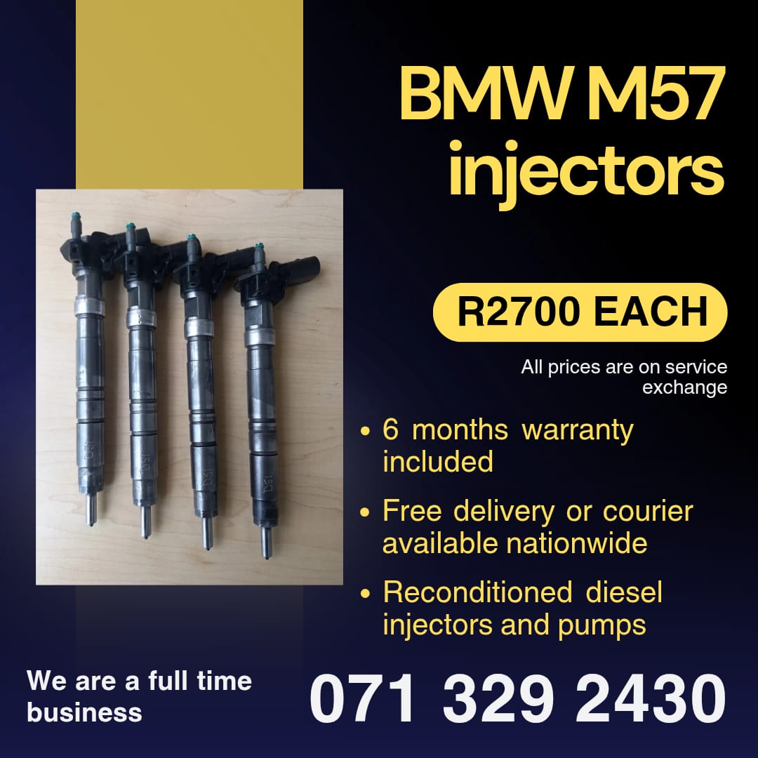 BMW M57 INJECTORS FOR SALE WITH WARRANTY - Private Seller BMW M57 INJECTORS FOR SALE WITH WARRANTY - Private Seller