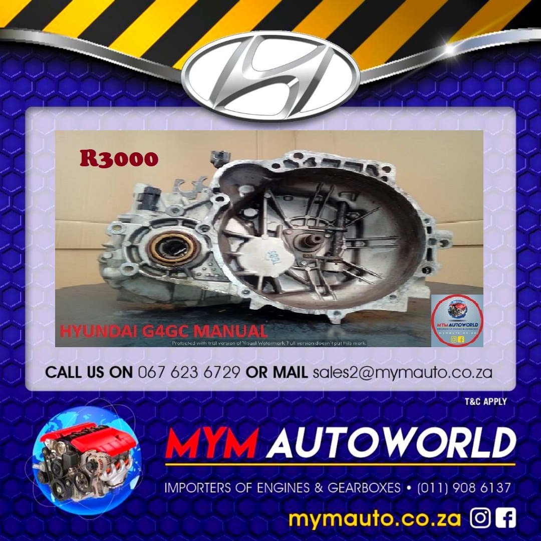 HYUNDAI G4GC MANUAL GEARBOX FOR SALE - Private Seller HYUNDAI G4GC MANUAL GEARBOX FOR SALE - Private Seller