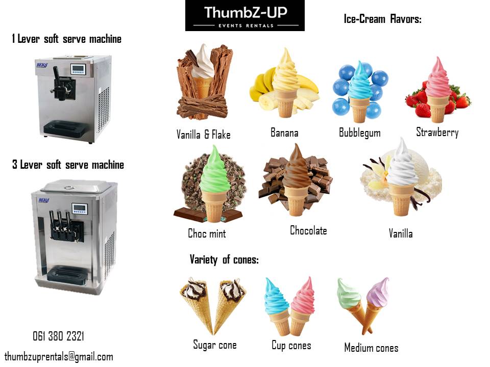 ice cream machine hire