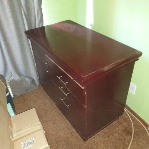 Executive Desk And Cabinet Junk Mail