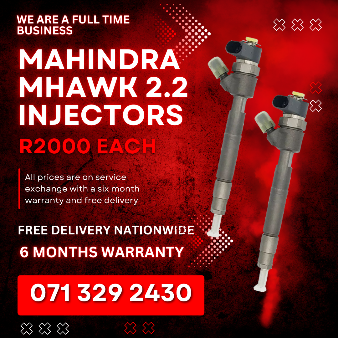 MAHINDRA MHAWK 2.2 INJECTORS FOR SALE WITH WARRANTY - Private Seller MAHINDRA MHAWK 2.2 INJECTORS FOR SALE WITH WARRANTY - Private Seller