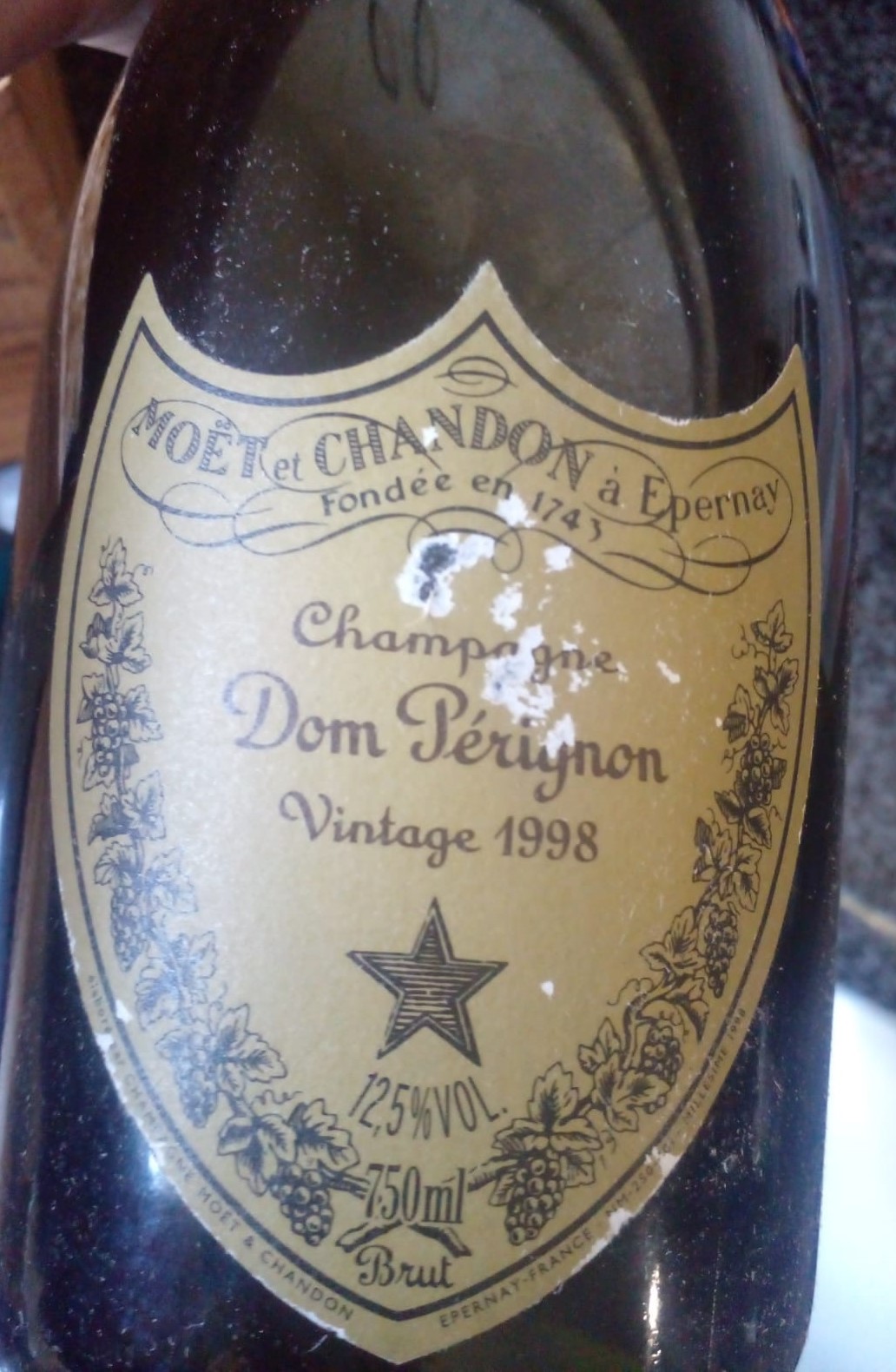 Dom Perignon Vintage 1998