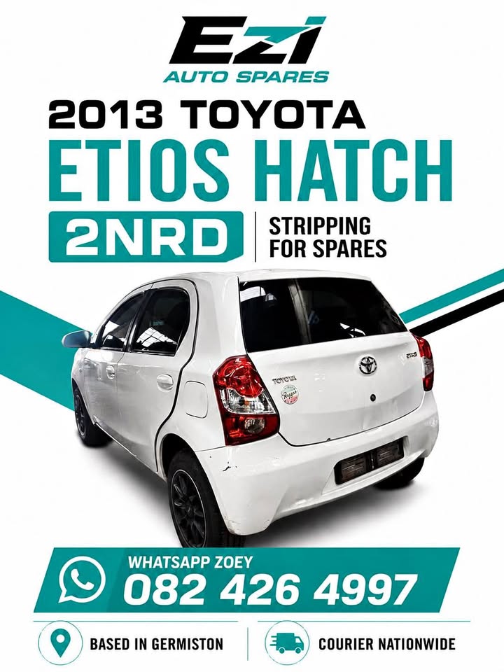 2013 Toyota Etios 2nrd stripping 4 parts - Private Seller 2013 Toyota Etios 2nrd stripping 4 parts - Private Seller