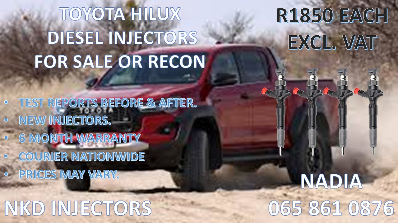 DIESEL INJECTORS FOR SALE FOR TOYOTA HILUX - Private Seller DIESEL INJECTORS FOR SALE FOR TOYOTA HILUX - Private Seller