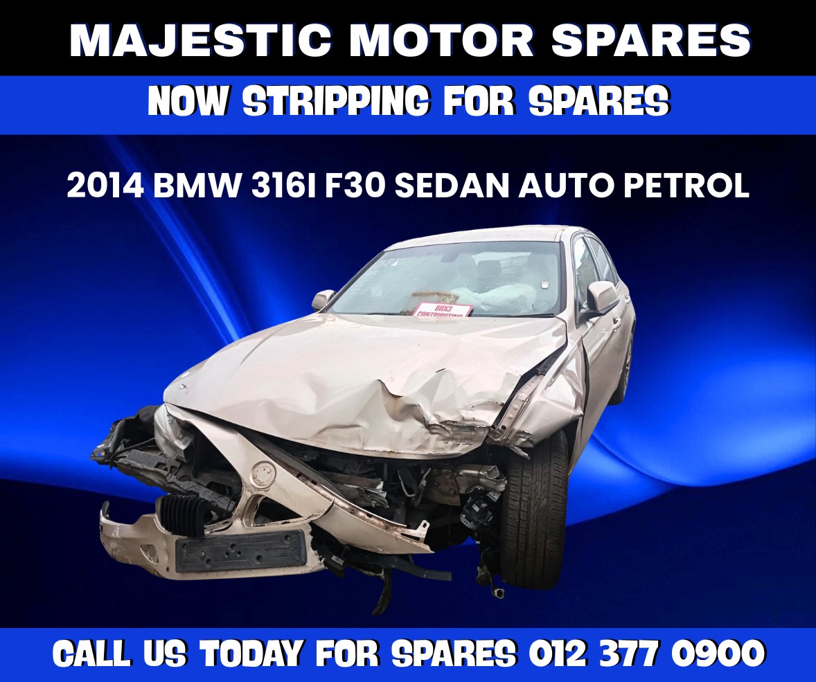 2014 BMW 316i F30 Sedan Auto Petrol – Stripping for Spares - Private Seller 2014 BMW 316i F30 Sedan Auto Petrol – Stripping for Spares - Private Seller