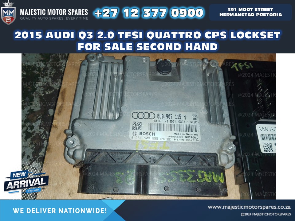 2015 audi q3 2.0 tfsi quattro cps lockset for sale second hand maj3355 - Private Seller 2015 audi q3 2.0 tfsi quattro cps lockset for sale second hand maj3355 - Private Seller