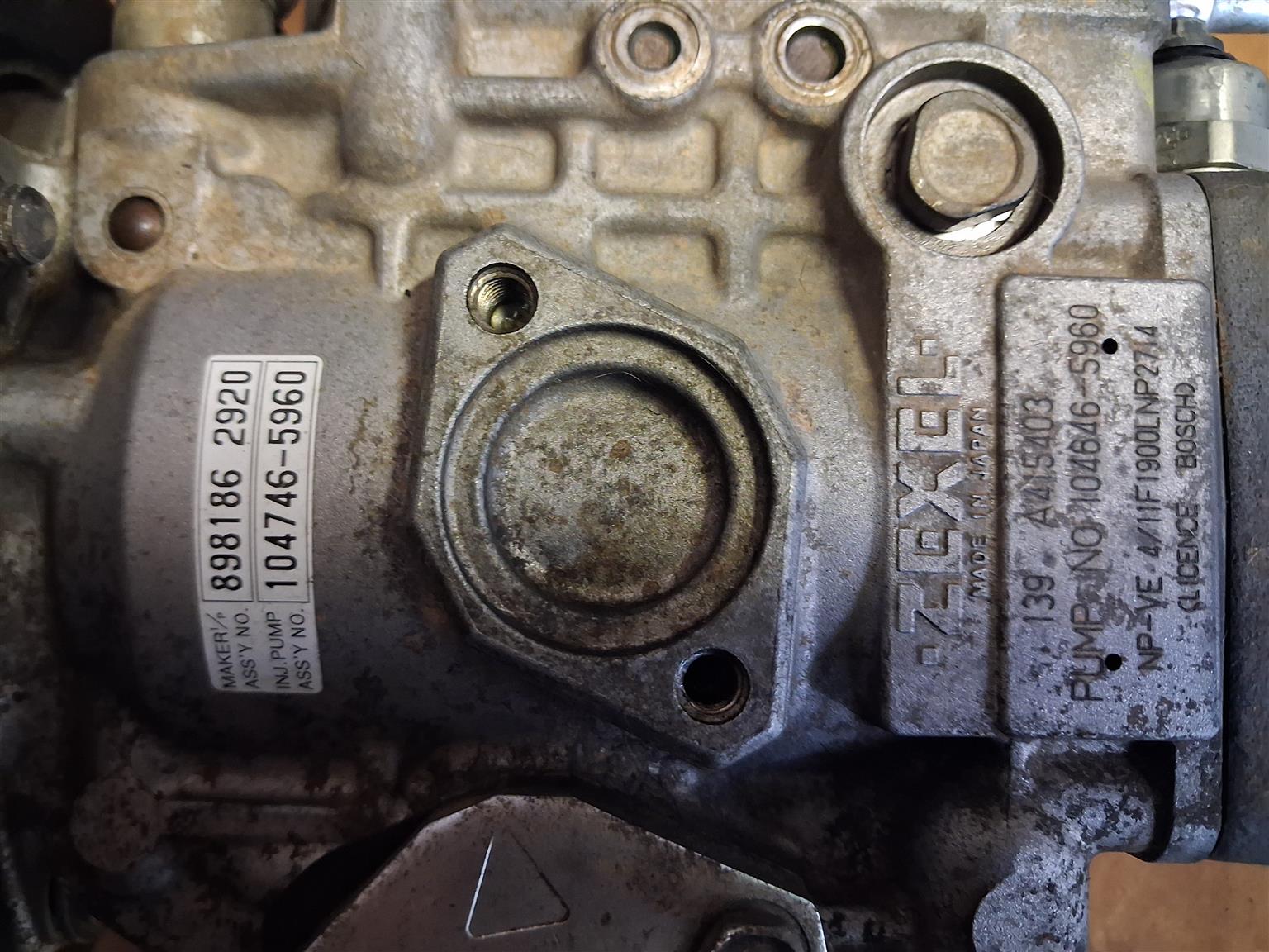 Isuzu 2.5 injector pump - Private Seller Isuzu 2.5 injector pump - Private Seller