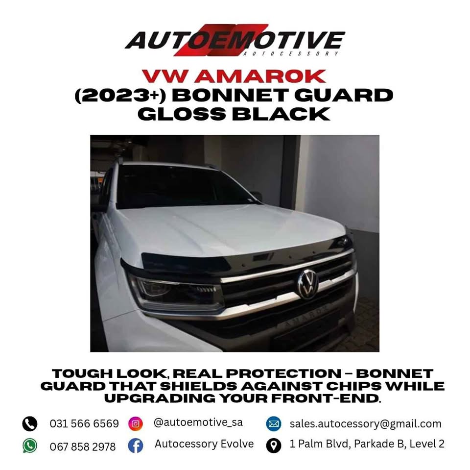 Volkswagen Amarok Bonnet Guard - Gloss Black - Private Seller Volkswagen Amarok Bonnet Guard - Gloss Black - Private Seller