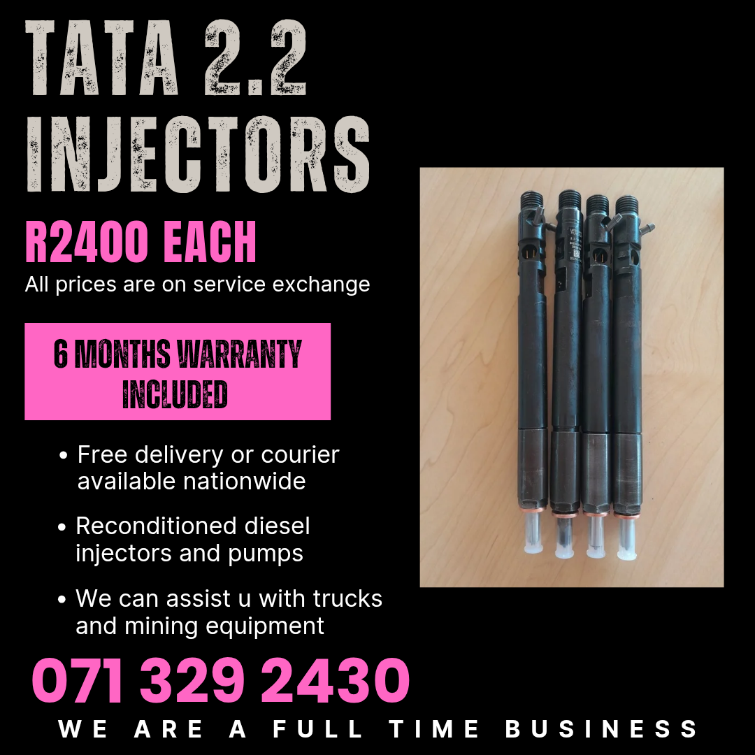 TATA XENON 2.2 INJECTORS FOR SALE WITH WARRANTY INCLUDED - Private Seller TATA XENON 2.2 INJECTORS FOR SALE WITH WARRANTY INCLUDED - Private Seller