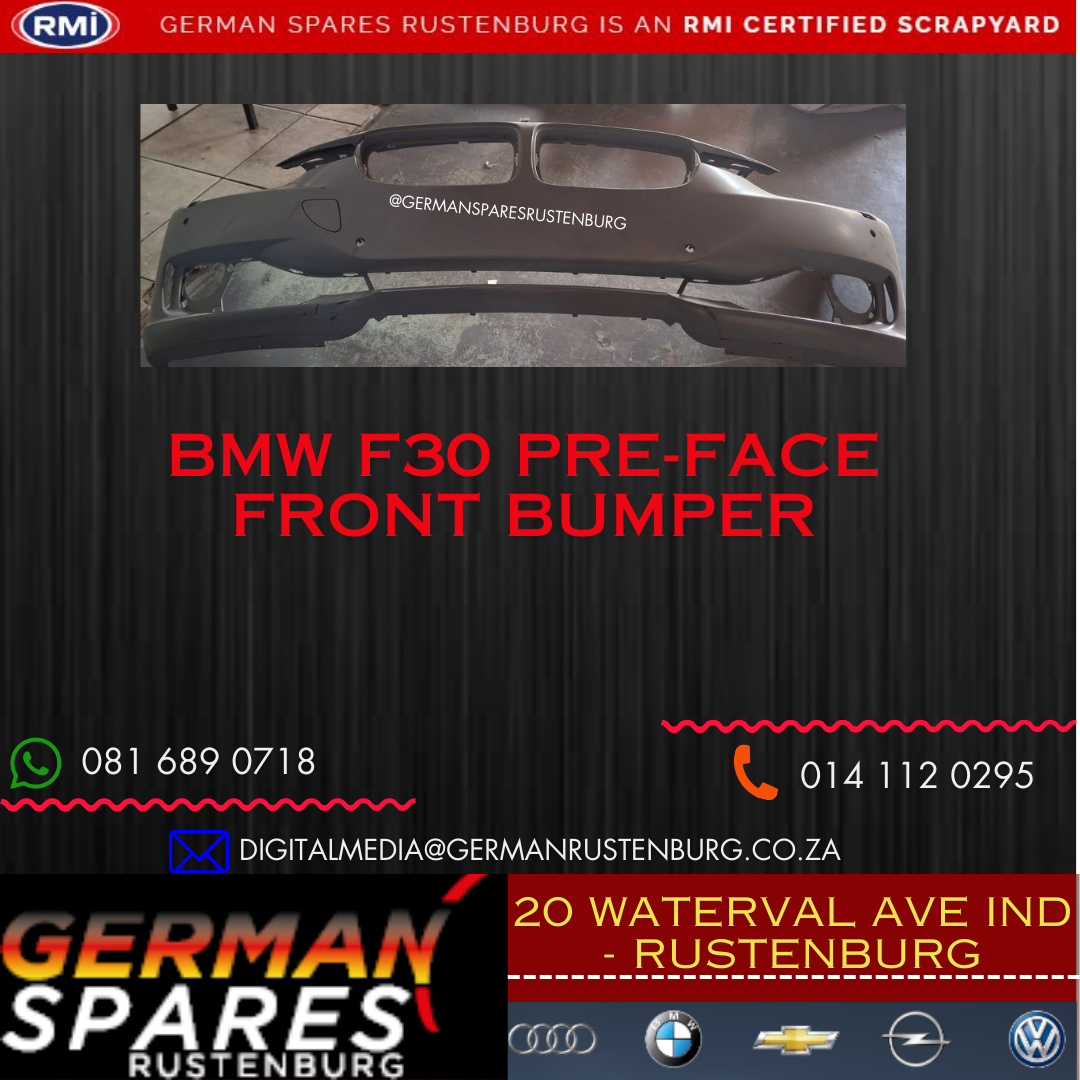 Front Bumper Bmw F30 pre-Face - Private Seller Front Bumper Bmw F30 pre-Face - Private Seller