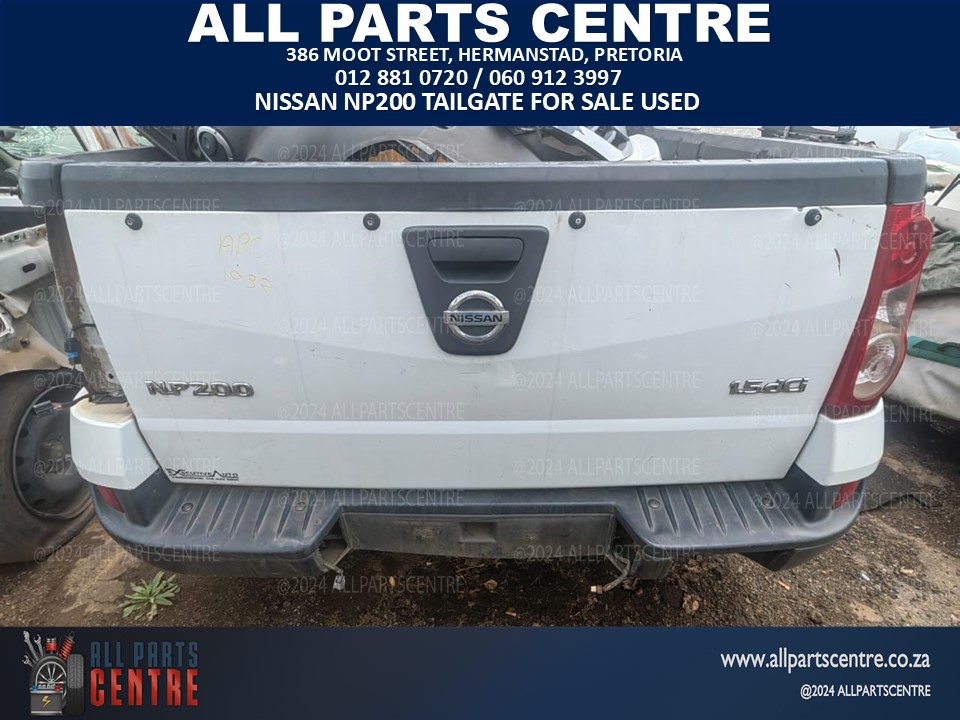 Nissan NP200 tailgate for sale Nissan NP200 tailgate for sale